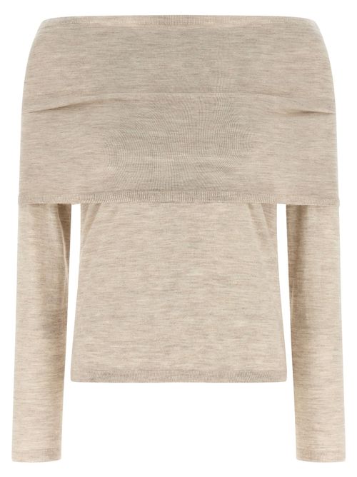 Pure Cashmere Sweater — Beige