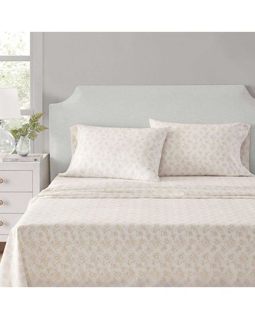 MS Core Floral Cotton Percale Sheet Set