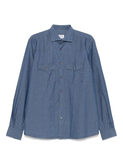 Mazzarelli denim shirt - Blue