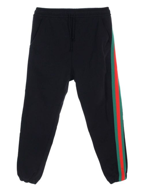 X The North Face 2000s web stripe logo-print jogger - Black
