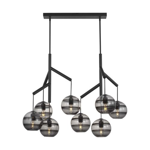 Nightshade Black LED Chandelier from the Sedona Collection