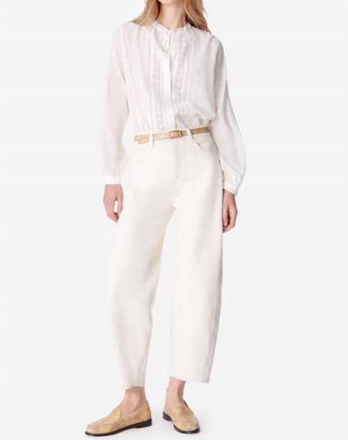 Caleb Denim Jeans In Ecru