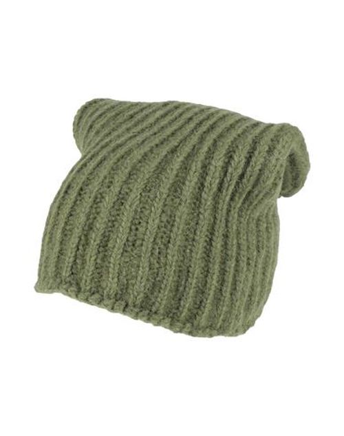 Woman Hat Military green Size ONESIZE Baby alpaca wool, Merino Wool, Polyamide