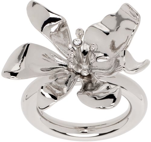 Acne Studios Silver Flower Ring