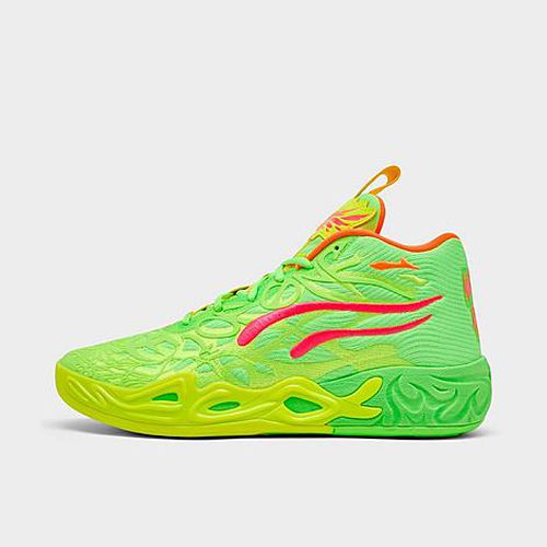 LaMelo Ball MB.04 Basketball Shoes in Green/Yellow Alert