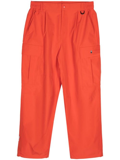 Graphic-print cargo pants - Red