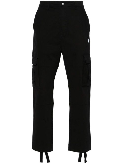 Cross tapered cargo trousers - Black