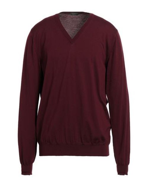 By Slowear Man Sweater Burgundy Size 48 Virgin Wool, Polyamide