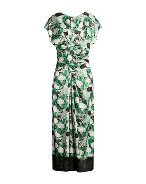 Aviù Woman Midi dress Green Size 6 Polyester, Elastane
