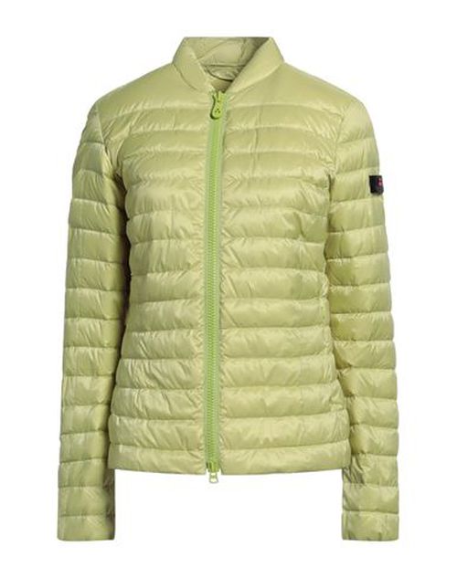 Woman Puffer Light green Size 4 Polyester