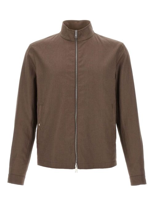 Zegna linen Oasis jacket - Brown