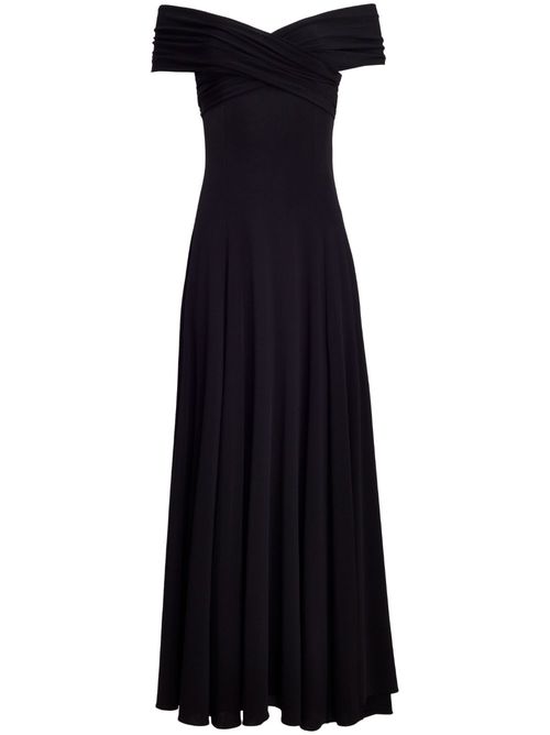Bruna off-shoulder dress - Black