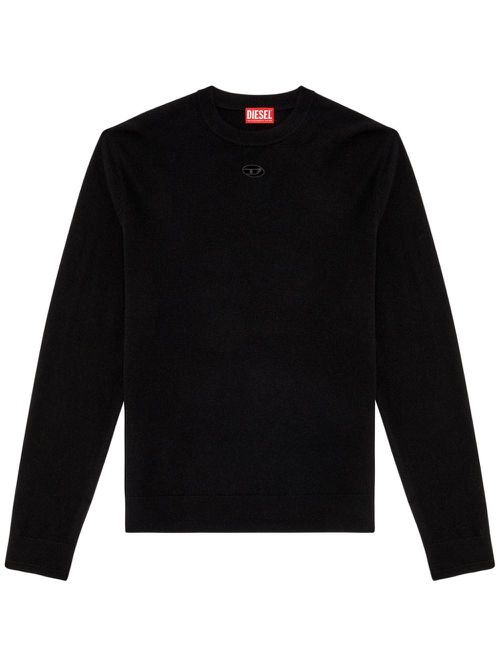 K-Vieri logo-embroidered jumper - 9XX BLACK