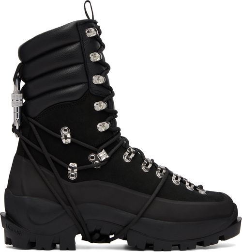 Black Tall Hiking Boots