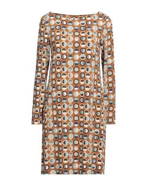 Malìparmi Woman Mini dress Camel Size 10 Viscose, Elastane