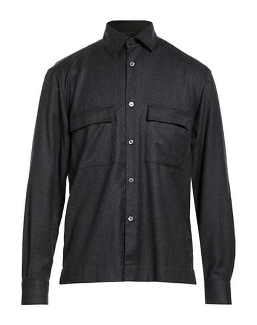Man Shirt Charcoal Size 15 ½ Virgin Wool