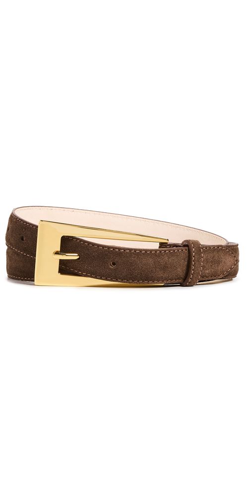 No.10 Chocolate Suede Belt Chocolate