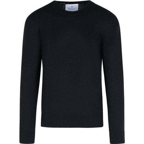 Seven Gauge Black Alpaca Blend Sweater
