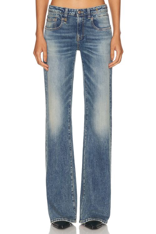 R13 Boy Flare Leg in Kelly Stretch - Denim-Medium. 30 also