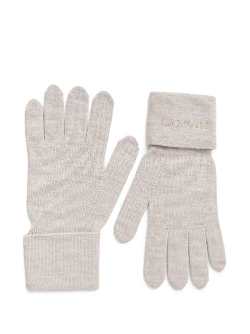 Embroidered gloves - Neutrals