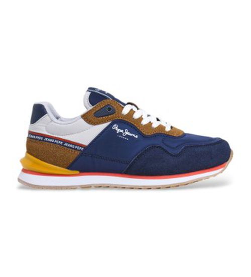 Pepe Jeans for boy. PBS40013 London Jump shoes navy (32), Flat, Laces, Casual, children's fashion