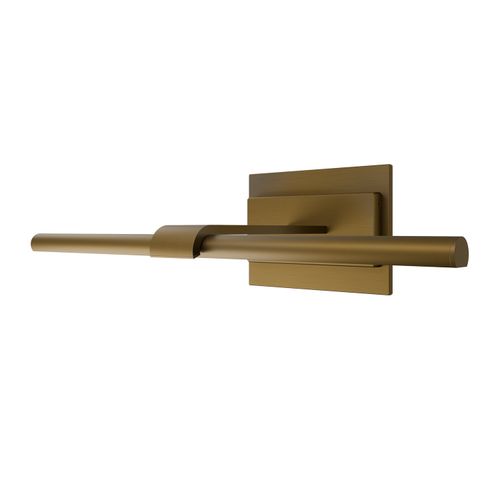 Aged Brass LED Picture Light from the Inlet Collection