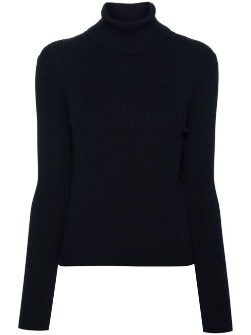 Cut-out sweater - Blue
