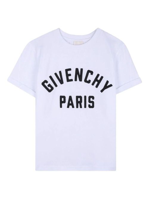 Logo-embroidered T-shirt