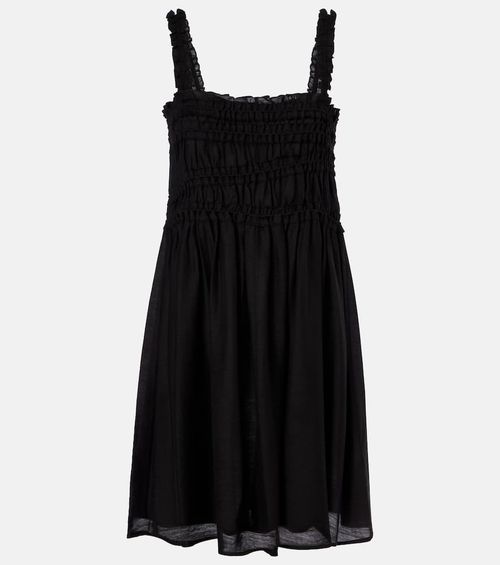 Smocked minidress