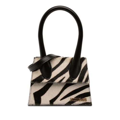 Pre-owned Pony Hair Zebra Print Le Chiquito Moyen Ladies K7J1V0G63YG8HZX9