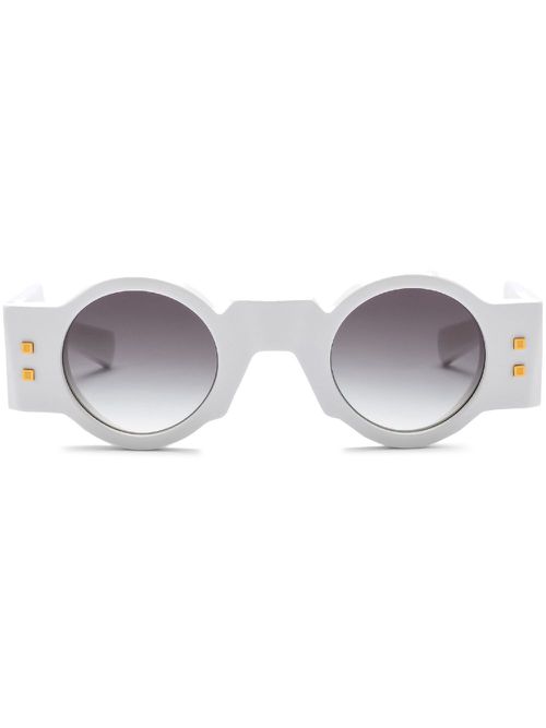 Olivier round-frame sunglasses - White