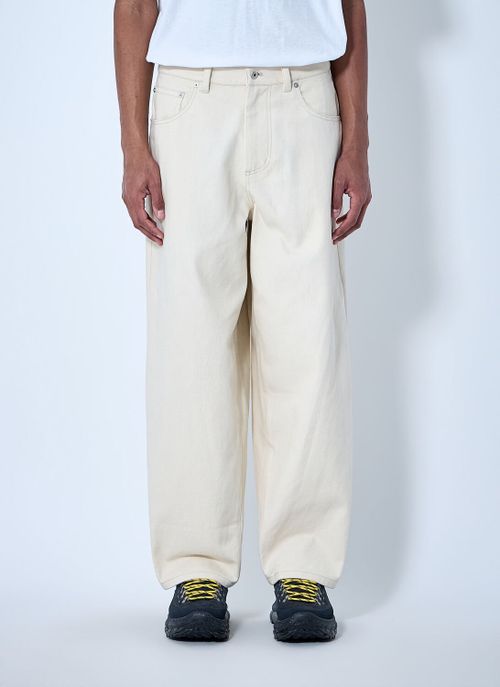 Wide-leg Denim Trousers
