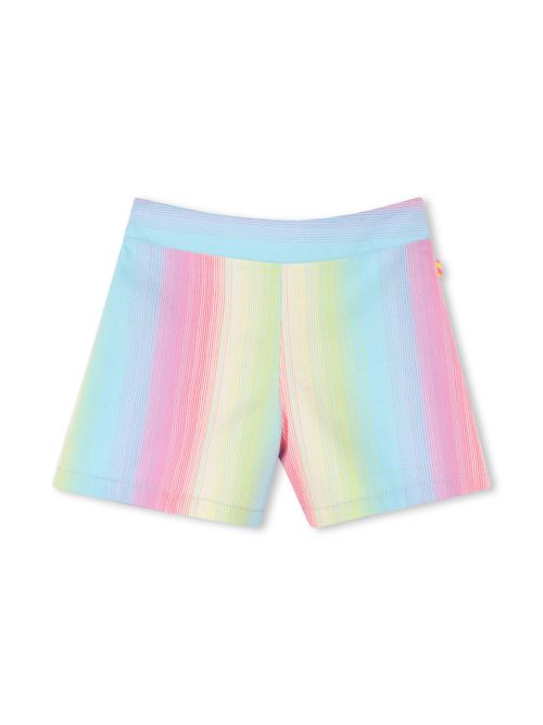 Striped shorts - Blue