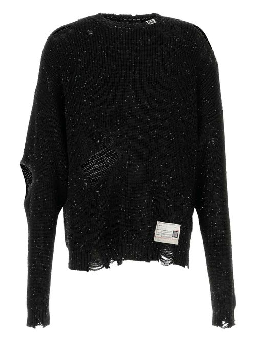 Maison MIHARA YASUHIRO sequin-embellished sweater - Black