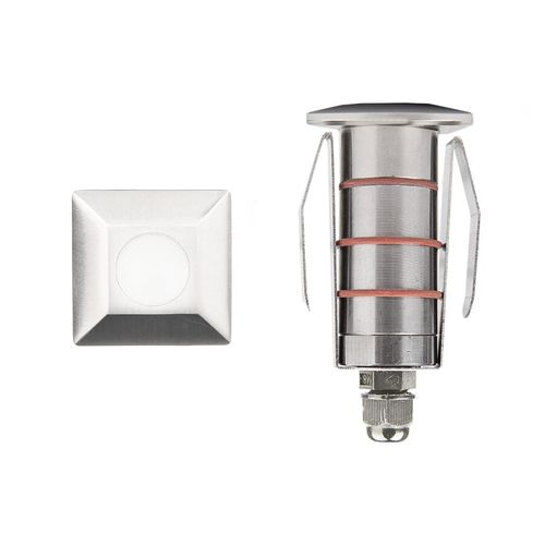 WAC 1" Inground LED 12V Round Indicator Light in Stainless Stee