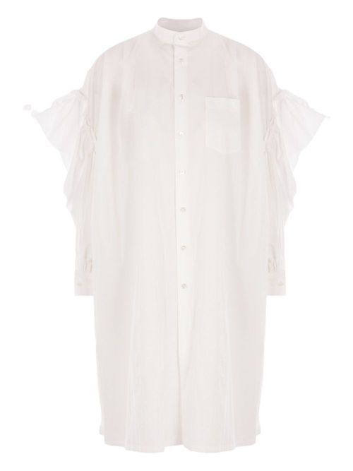 Comme des Garçons TAO cotton shirt dress - White