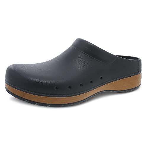 Dansko Men's Kane Black Slip On Mule 10.5US - Comfort