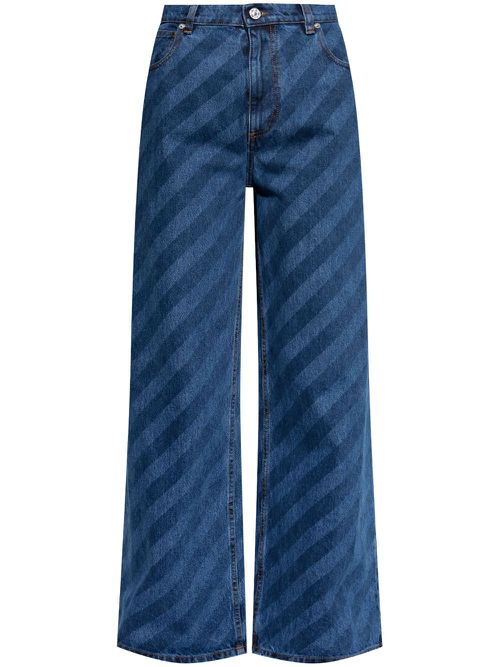 Striped jeans - Blue