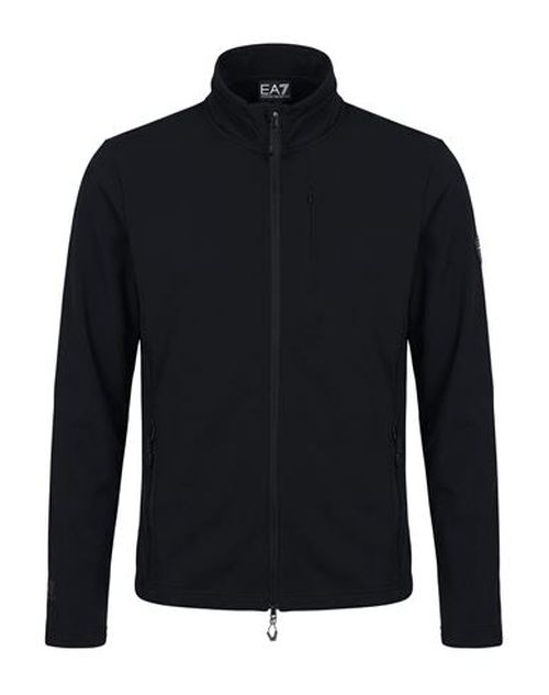 Man Sweatshirt Black Size 3XL Polyester, Elastane