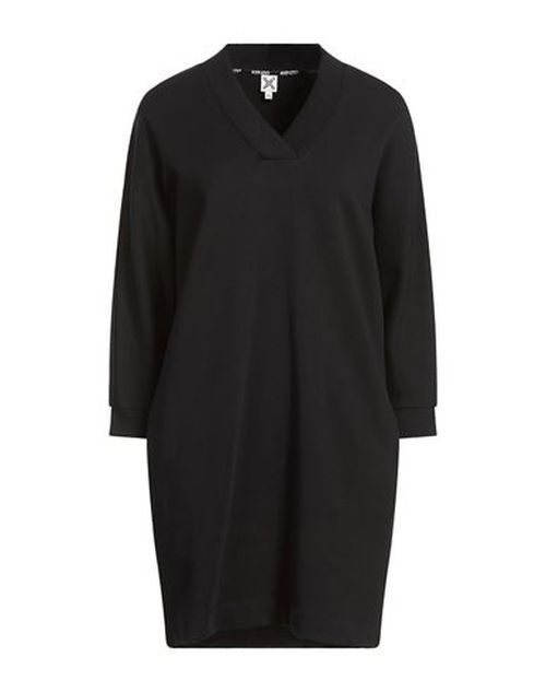 Woman Mini dress Black Size XS Cotton, Elastane