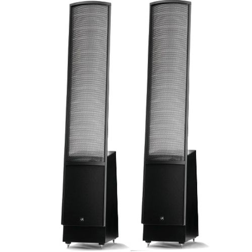 Black Floor Upright Stereo Speakers (Pair)