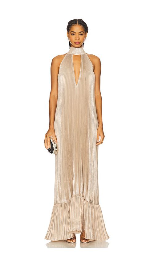 L'IDEE Libertie Gown in Light Grey. 10/M. Also /S, 6/XS, 12/L