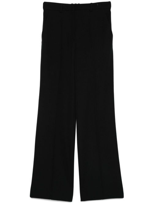 Tailored grain de poudre trousers - Black