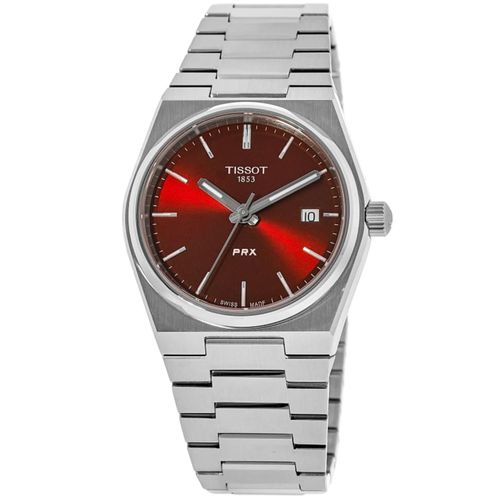 PRX Quartz Red Dial Stainless Steel Men's Watch T137.410.11.421.00