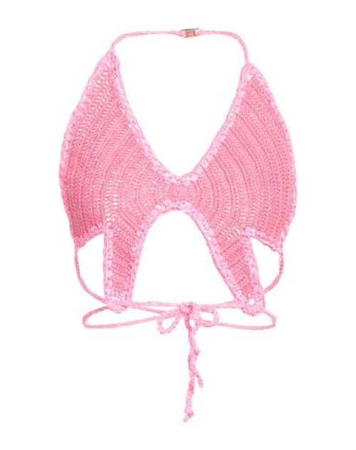 Forte_forte Woman Top Fuchsia Size 1 Cotton, Polyamide, Elastane