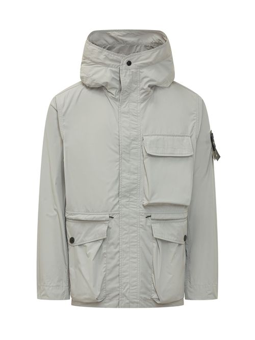 Short Paintrka with Hood and Applied Pockets