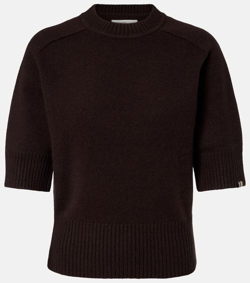 Lauren knitted cashmere-blend top