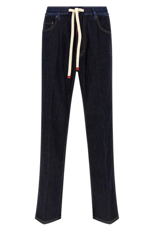Crinkled Effect Jeans