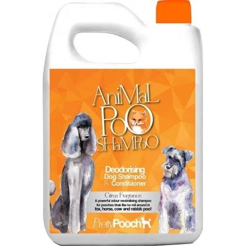 Pretty Pooch Dog Shampoo & Conditioner for Smelly Dogs - 2 Litres Citrus Fragrance