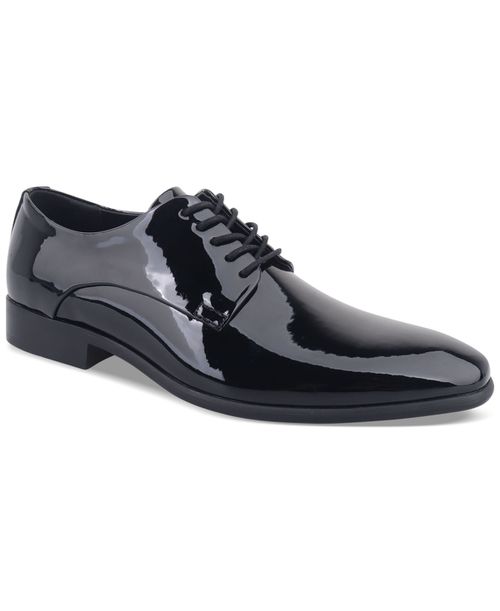 Men's Walkerr Lace-Up Dress Shoes, Exclusively at Macy's - Black